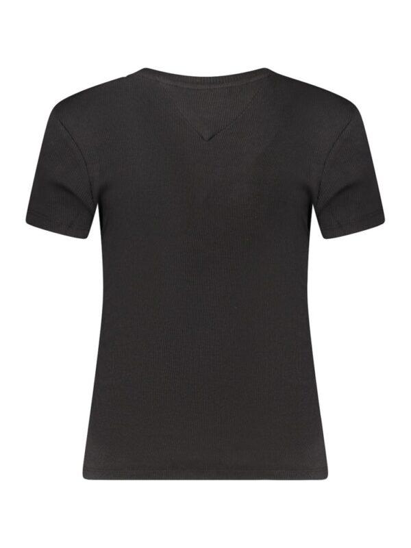 Black men's V-neck short sleeve thermal undershirt from Lux Brands.