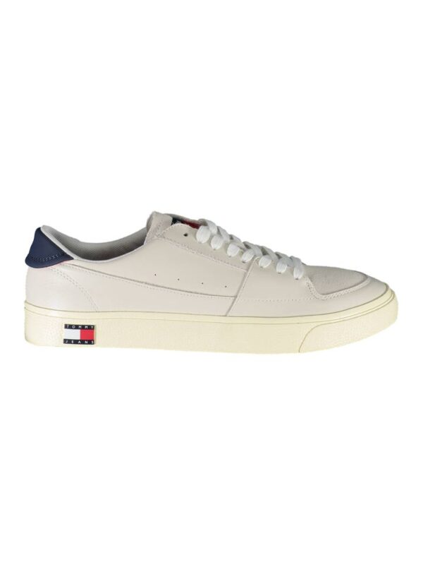 Tommy Hilfiger White Leather Men Sneaker