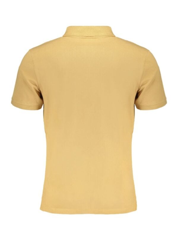 Yellow polo shirt with classic collar and short sleeves, perfect for casual and semi-formal occasions. Made from comfortable, high-quality fabric for everyday wear.