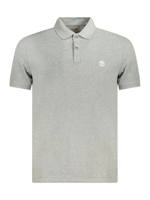 Timberland Gray Cotton Polo Shirt
