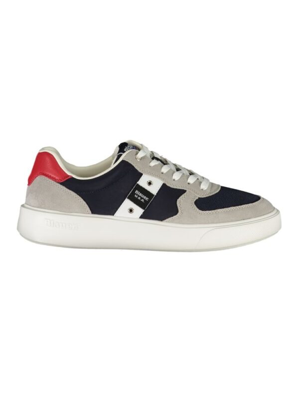 Blauer Blue Leather Men Sneaker