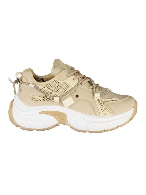 Laura Biagiotti Beige Polyester Women Sneaker