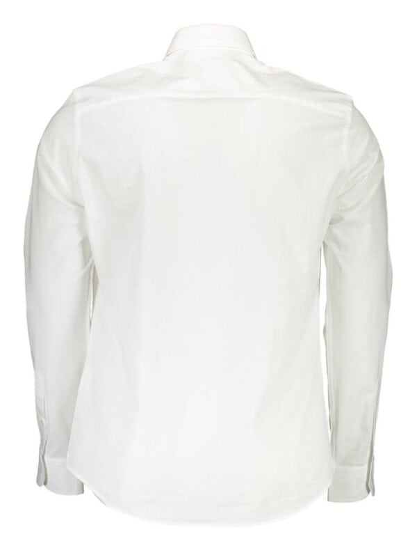 Lux Brands - Elegant white dress shirt with tailored fit, long sleeves, and classic collar for formal or business attire. Perfect for upscale events, professional settings, or stylish everyday wear.