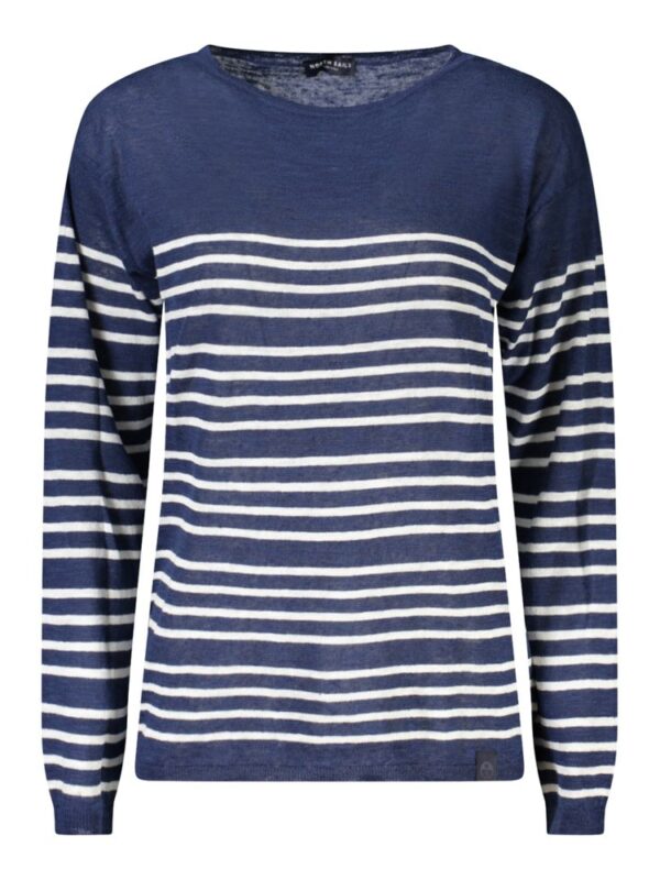 North Sails Blue Cotton Women Sweater