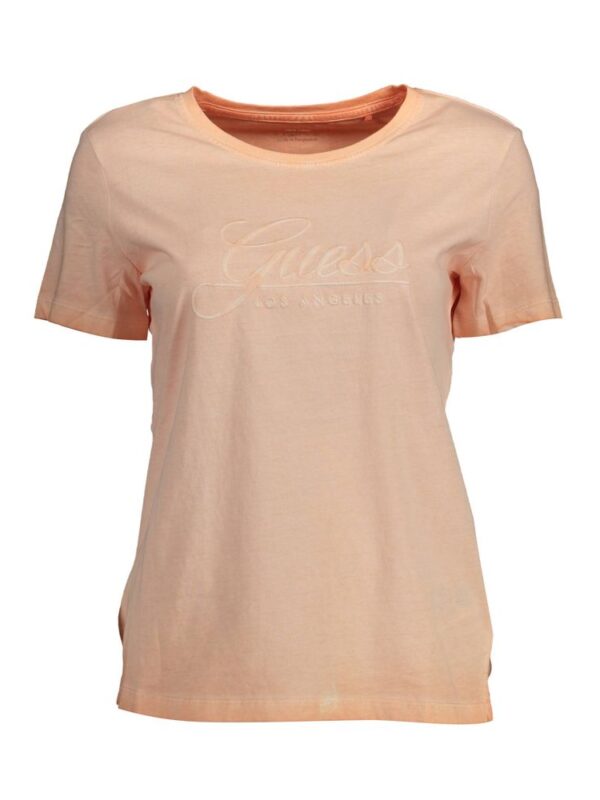 Guess Jeans Pink Cotton Women T-Shirt