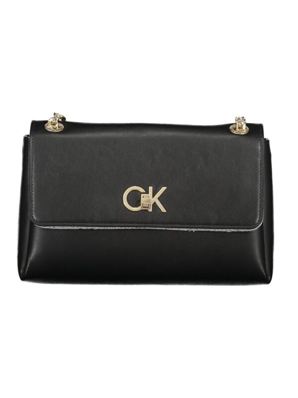 Calvin Klein Black Polyester Handbag