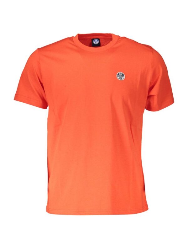 North Sails Red Cotton Men T-Shirt