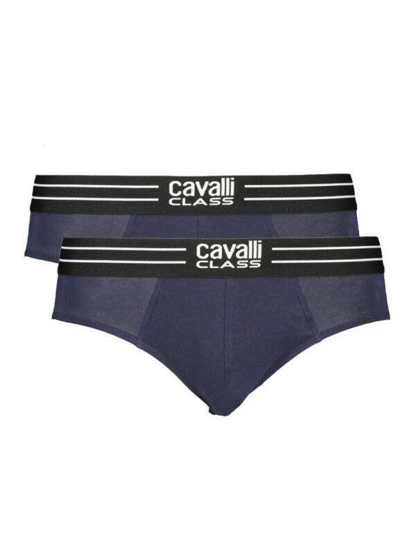 Cavalli Class Blue Cotton Men Underwear