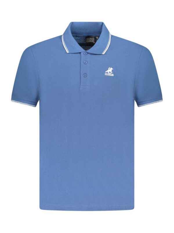 U.S. Grand Polo Blue Cotton Men Polo Shirt