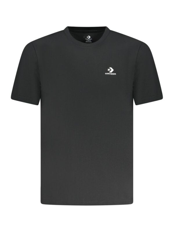 Converse Black Cotton Men T-Shirt