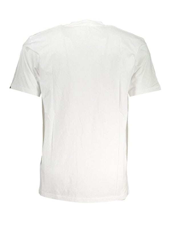 White luxury designer t-shirt for men from Lux Brands, premium casual wear, soft cotton fabric, stylish fit, perfect for everyday fashion and upscale casual occasions, high-quality craftsmanship.
