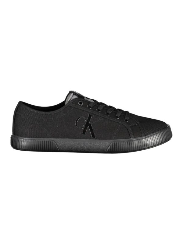 Calvin Klein Black Cotton Men Sneaker