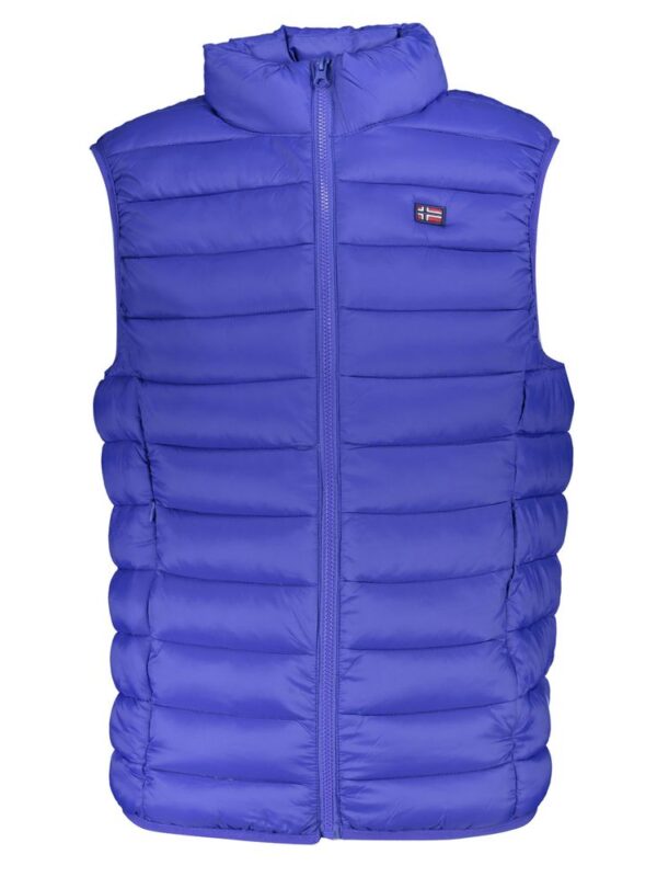 Norway 1963 Sleek Sleeveless Blue Jacket