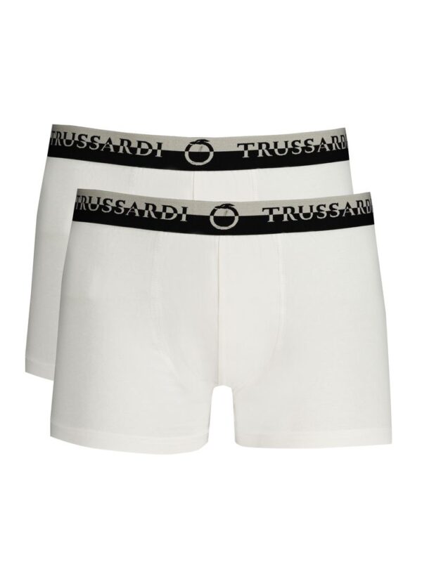 Trussardi White Cotton Underwear