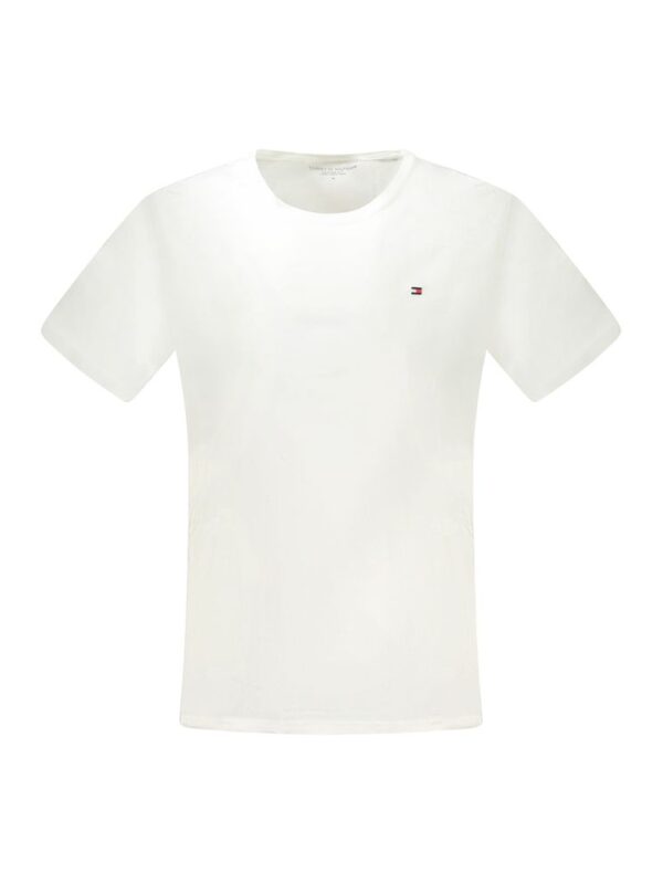Tommy Hilfiger White Cotton Men TShirt