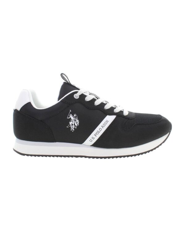 U.S. POLO ASSN. Black Polyester Men Sneaker