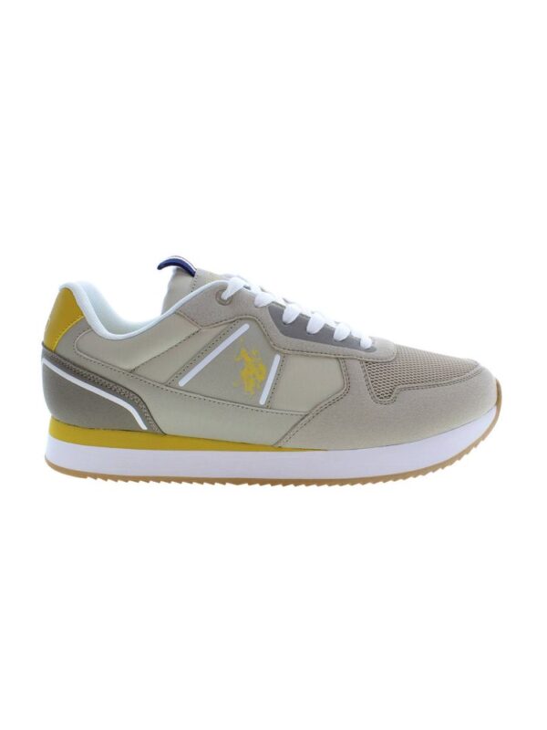 U.S. POLO ASSN. Beige Polyester Men Sneaker