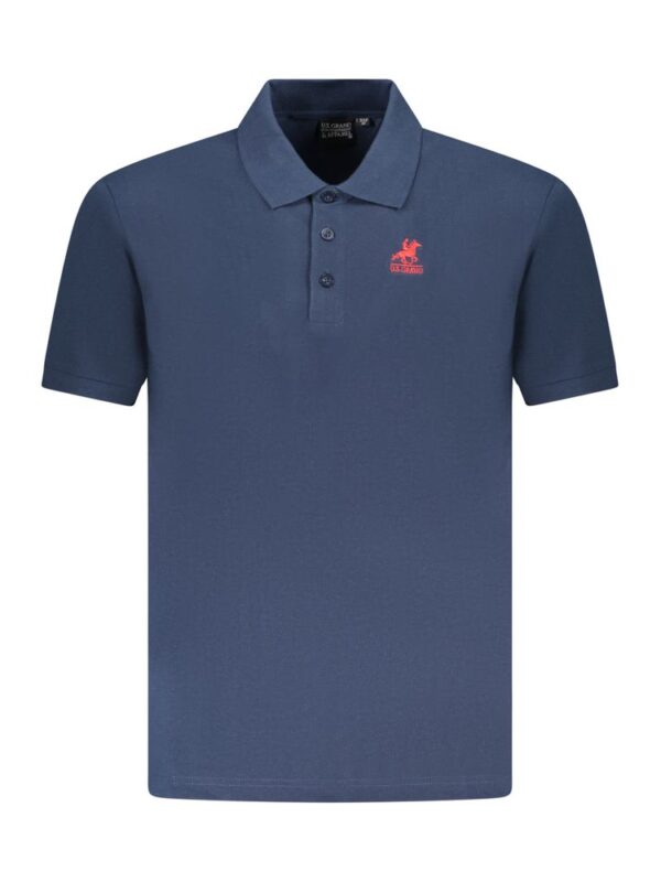 U.S. Grand Polo Blue Cotton Men Polo Shirt