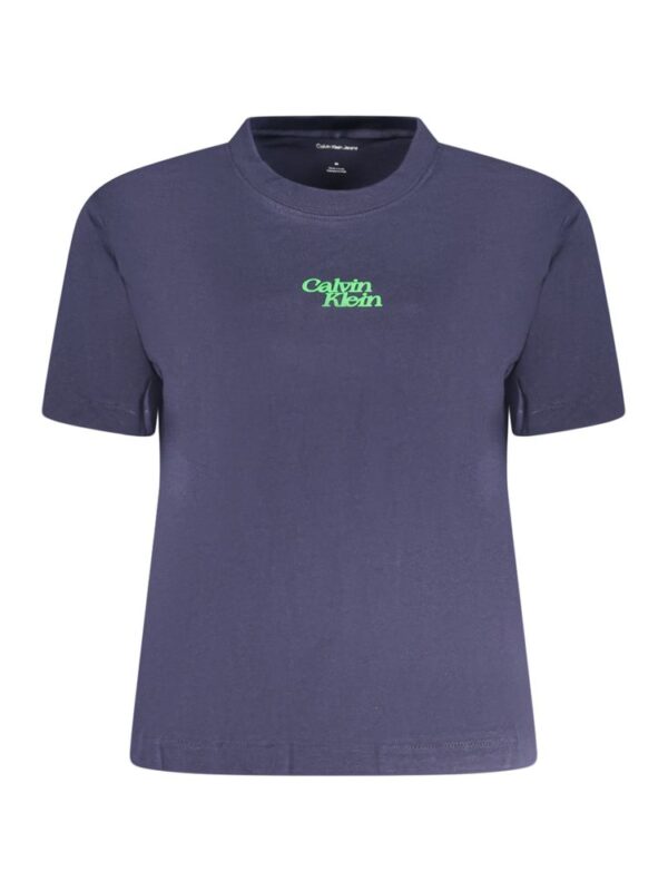 Calvin Klein Blue Cotton Women T-Shirt