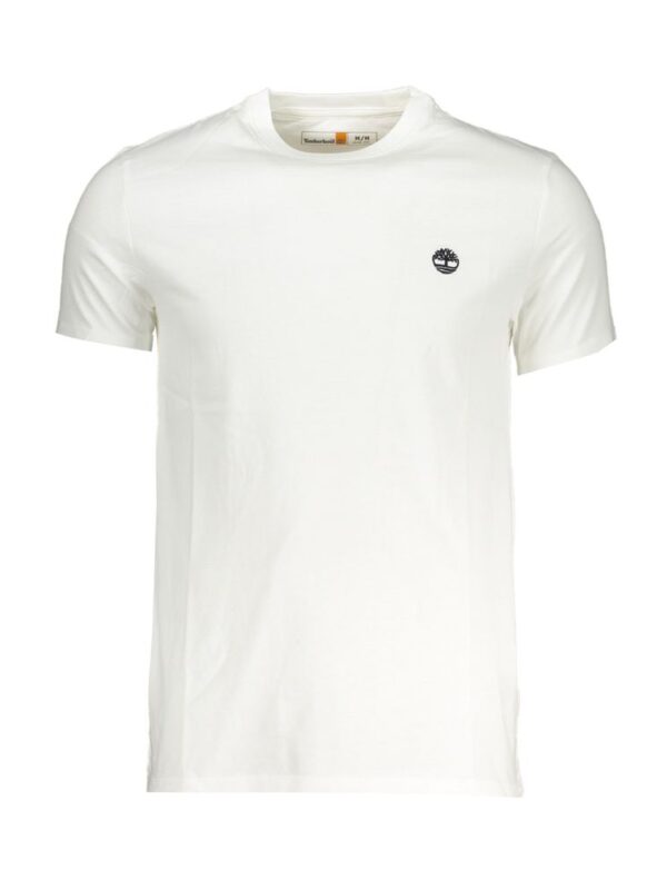 Timberland White Cotton Men T-Shirt