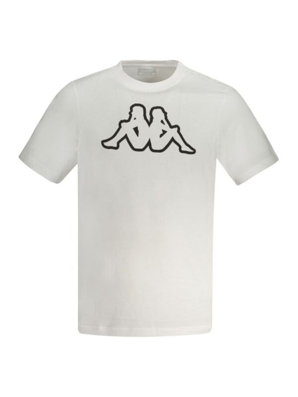 Kappa White Cotton Men T-Shirt