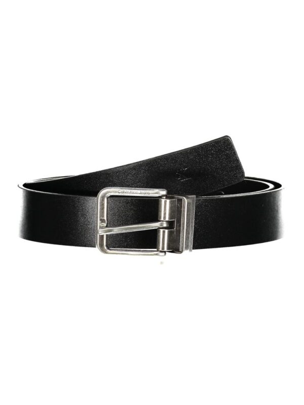 Calvin Klein Black Leather Men Belt