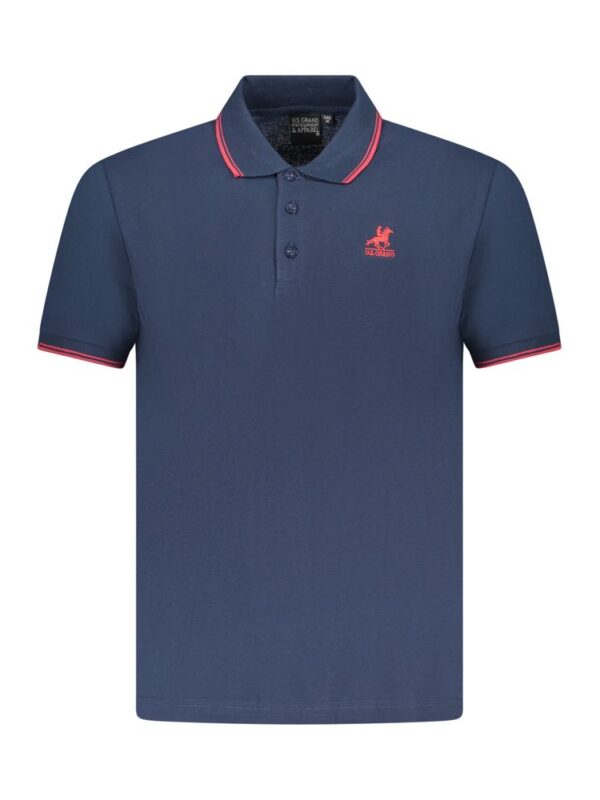 U.S. Grand Polo Blue Cotton Men Polo Shirt