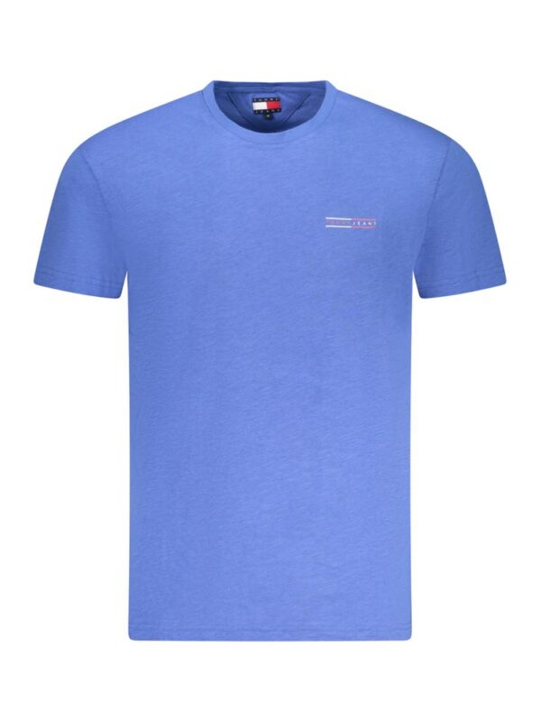 Tommy Hilfiger Blue Cotton Men T-Shirt