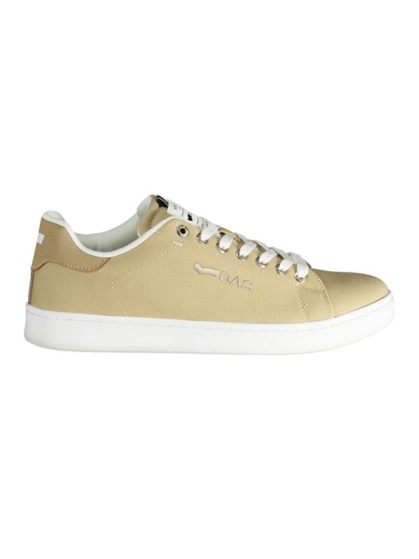 Gas Beige Polyester Men Sneaker