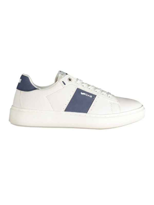 Gas White Polyester Men Sneaker
