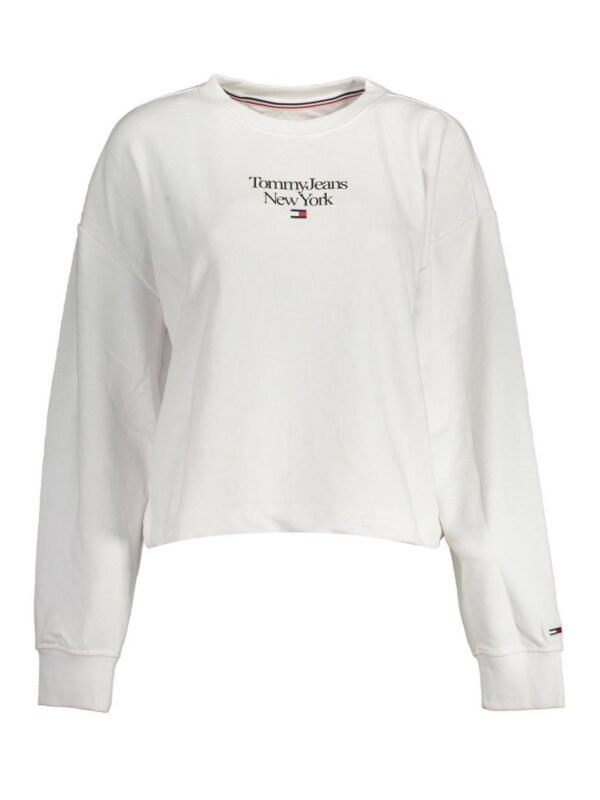 Tommy Hilfiger White Cotton Women Sweater