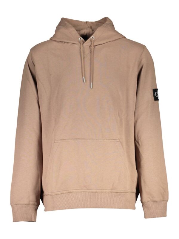 Calvin Klein Brown Cotton Men Sweater