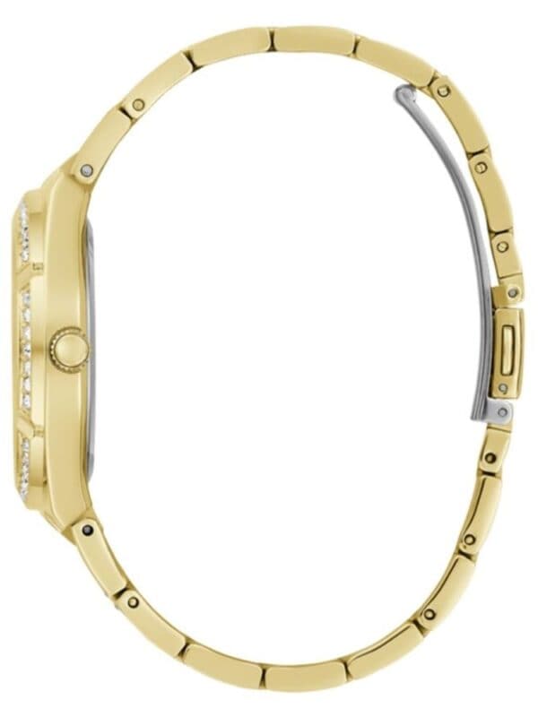 18k gold and stainless steel luxury watch with diamond accents for women | Lux Brands Elegant women’s gold and stainless steel watch featuring diamond details and sleek design, perfect for sophisticated style.
