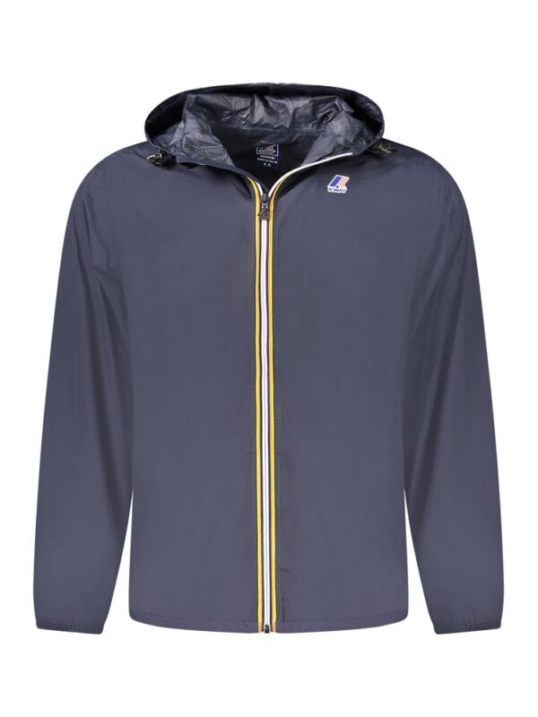 K-WAY Blue Polyamide Men Jacket
