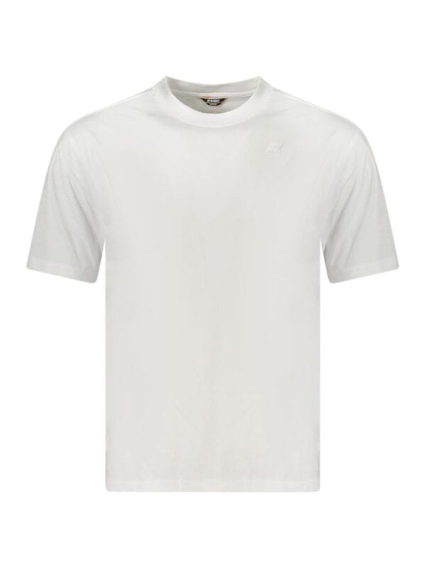 Plain white luxury men's T-shirt for casual or athletic wear, made from high-quality fabric for comfort and durability. Perfect for everyday style and versatile dressing.