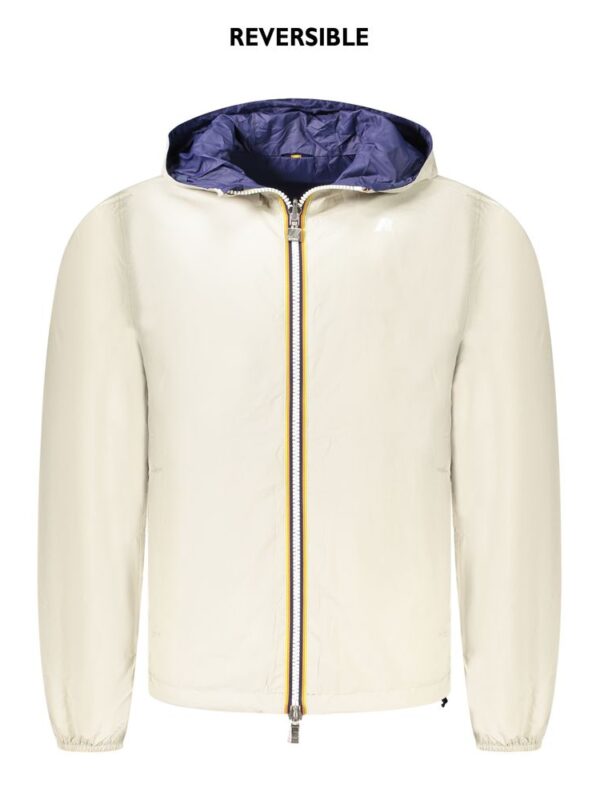 K-WAY Beige Nylon Men Jacket