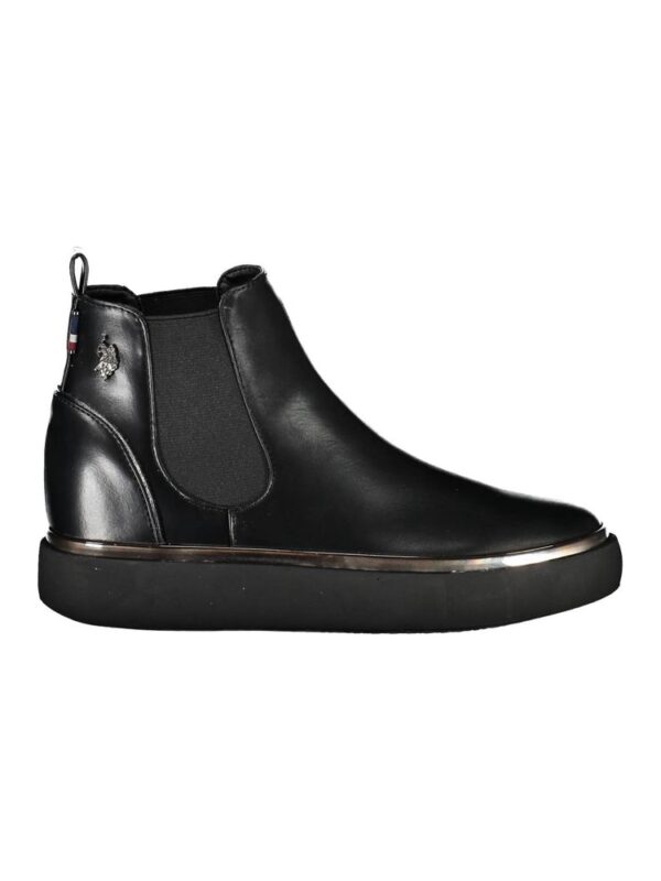 U.S. POLO ASSN. Black Polyester Boot