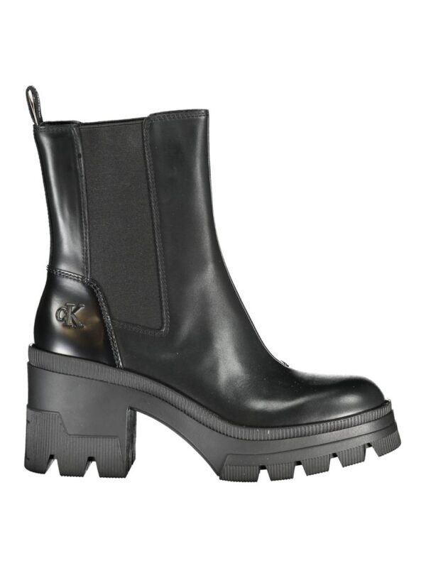 Calvin Klein Black Polyester Boot