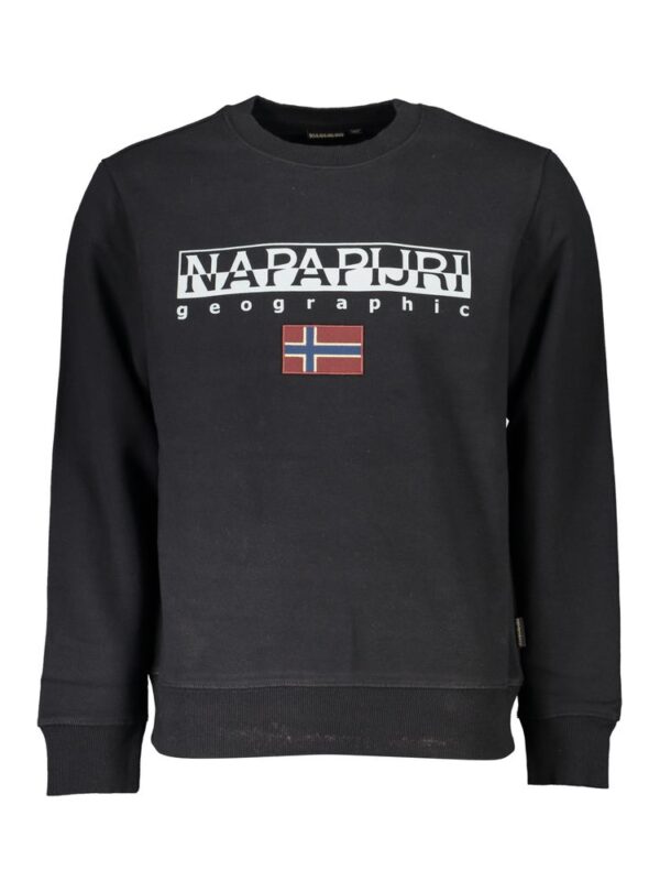 Napapijri Black Cotton Sweater