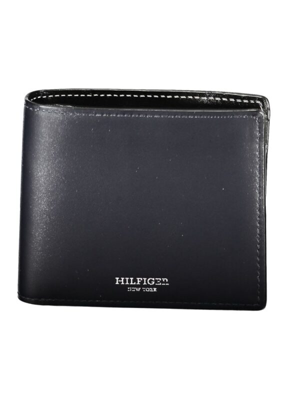 Tommy Hilfiger Blue Leather Wallet