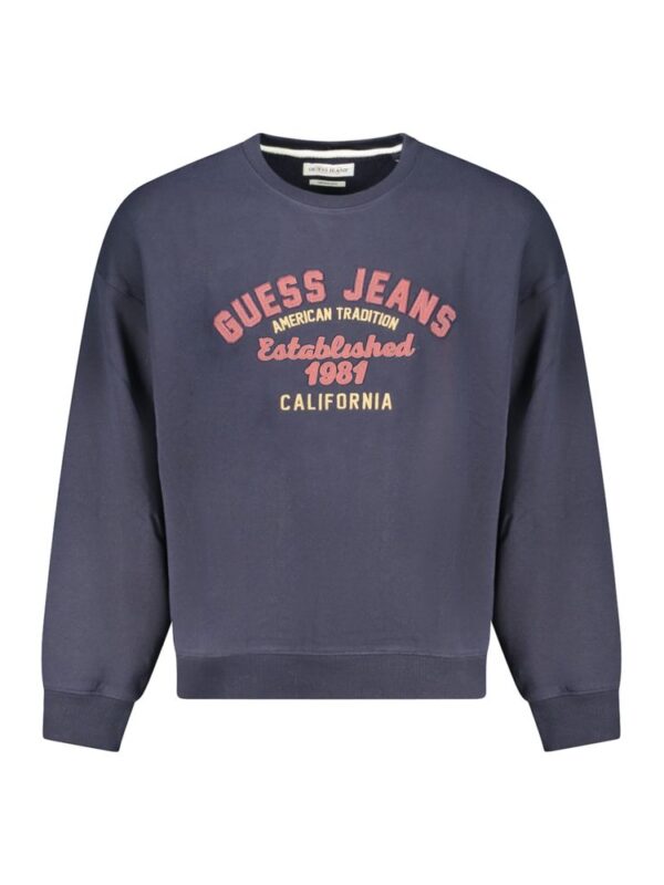 Guess Jeans Blue Cotton Sweater