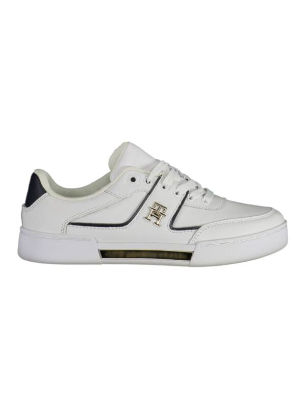 Tommy Hilfiger White Polyester Sneaker