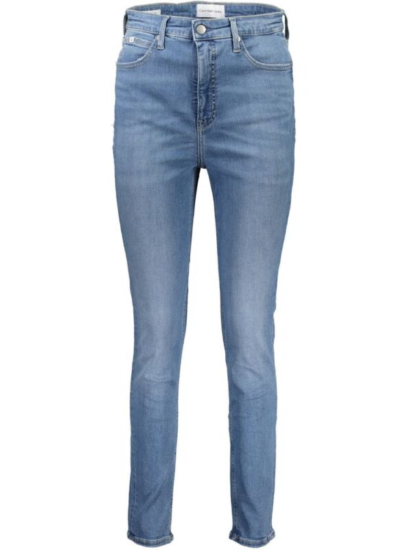 Calvin Klein Blue Cotton Jeans & Pant
