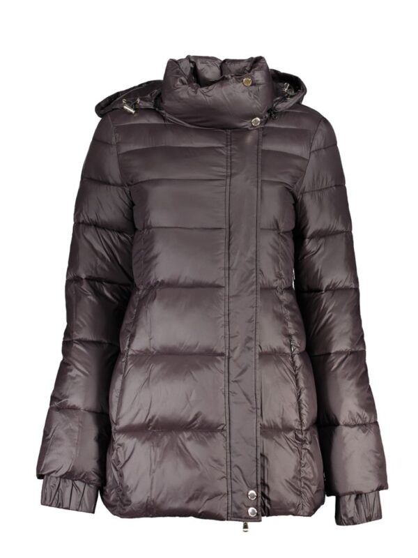 Patrizia Pepe Black Polyamide Jackets & Coat