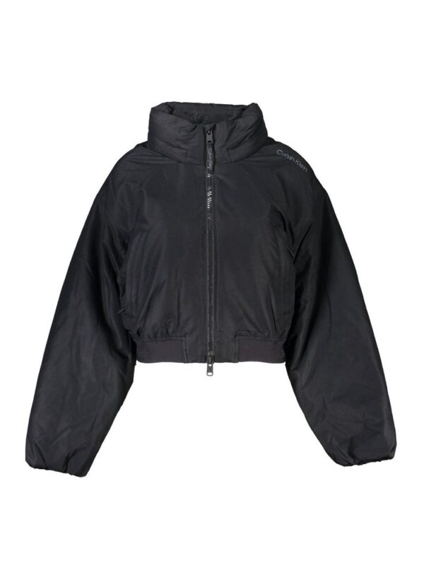 Calvin Klein Black Polyester Jackets & Coat