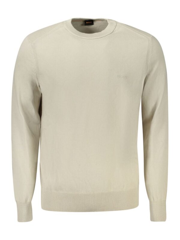Hugo Boss Beige Cotton Sweater