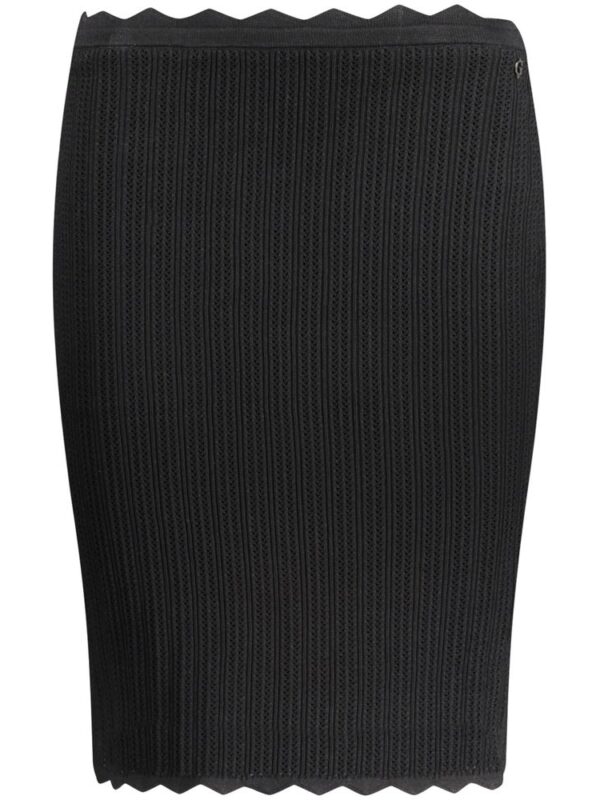 Guess Jeans Black Viscose Skirt