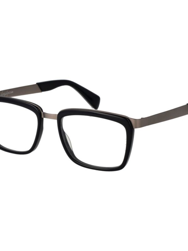 Yohji Yamamoto Black Unisex Optical Frames
