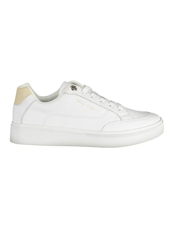 Tommy Hilfiger White Polyester Sneaker