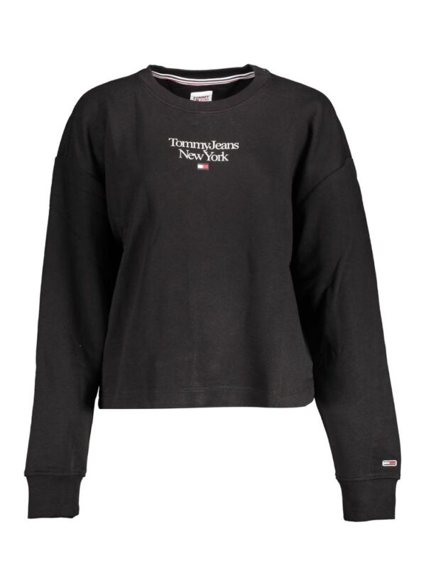 Tommy Hilfiger Black Cotton Sweater